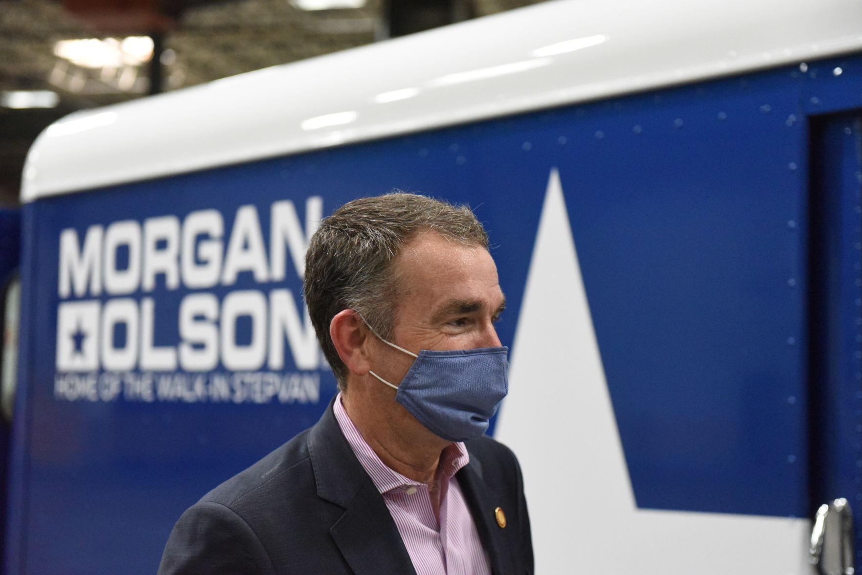 Northam visits Morgan Olson